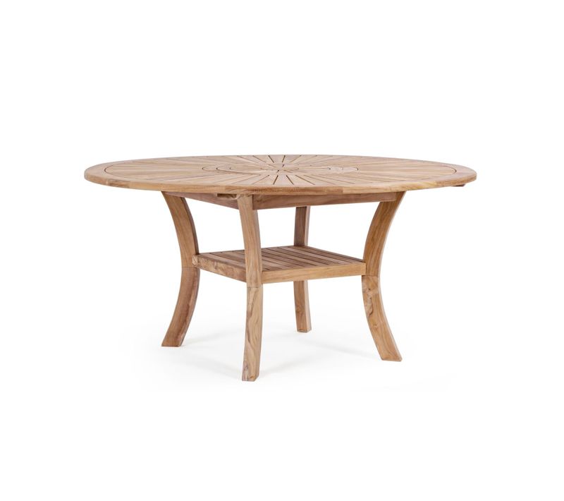 Table De Jardin En Teck Plateau Tournant D155 - Bolonia