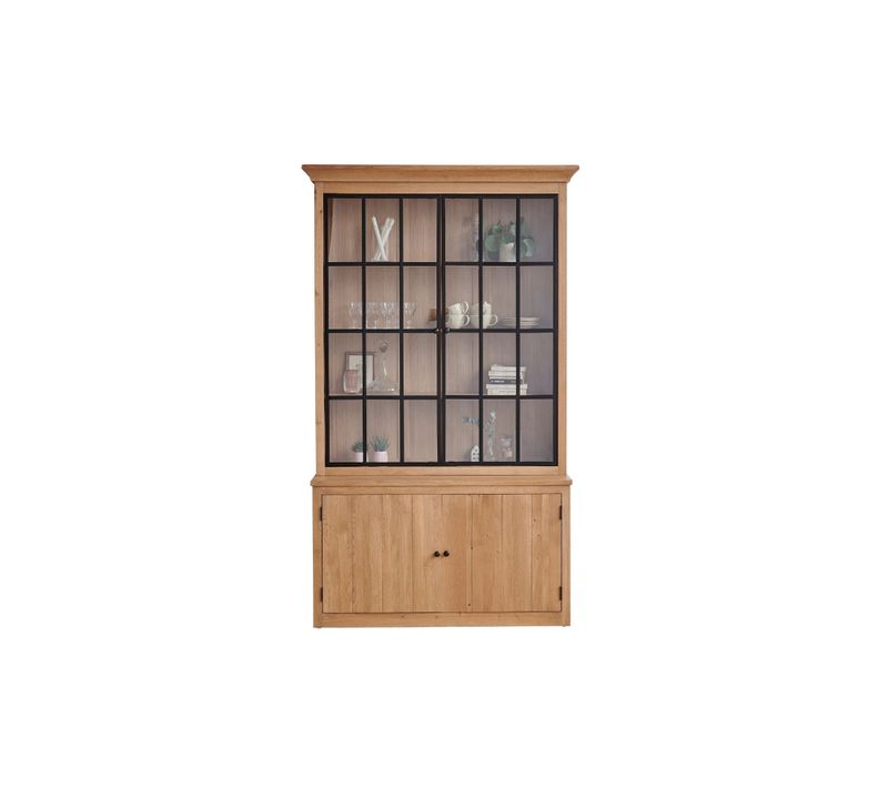 Buffet Vaisselier Industriel En Bois Et Métal 4 Portes - Victoria