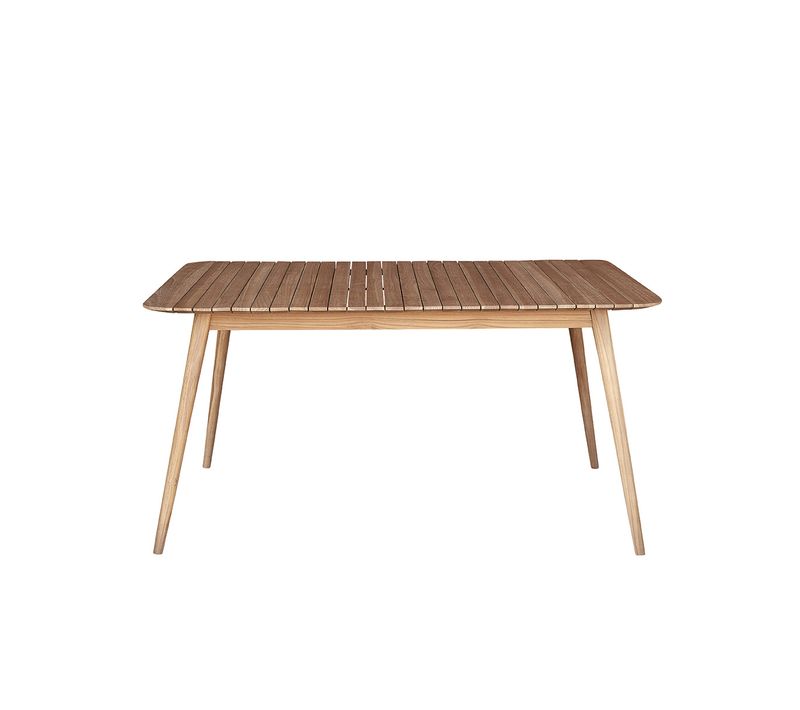 Table De Jardin Rectangulaire 4/6p En Teck Massif Naples