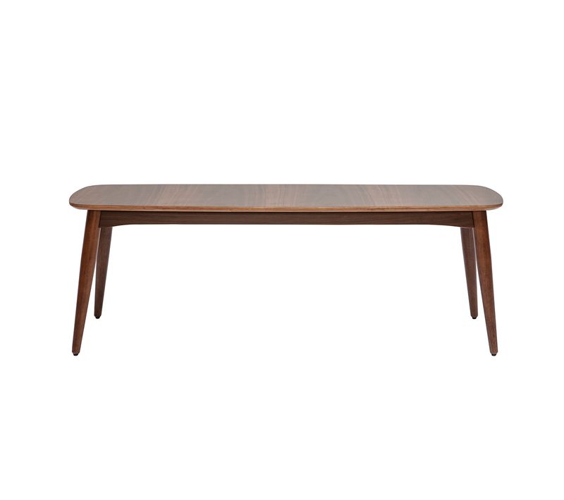 Banc Vintage Bois Foncé Noyer L130 Cm Nordeco