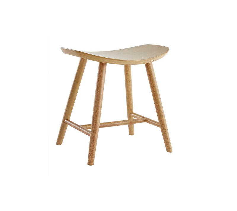 Tabouret Bas Bois Clair H46.5 Demory