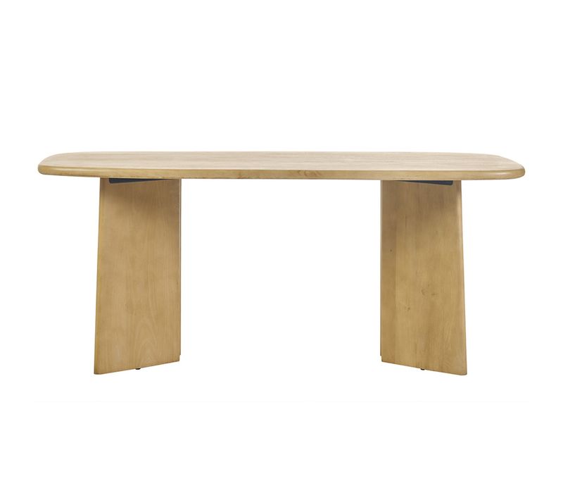 Table à Manger Rectangulaire En Bois Manguier Massif L180 Cm Sota