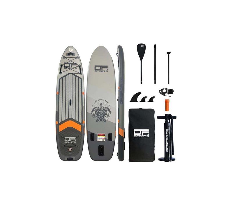Paddle Gonflable 320 Cm Avec Pack Accessoires Palawan Gris