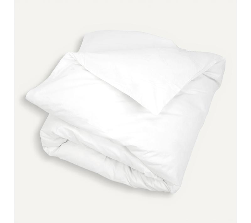 Housse De Couette Uni 240x220 Cm Coton Alto Blanc