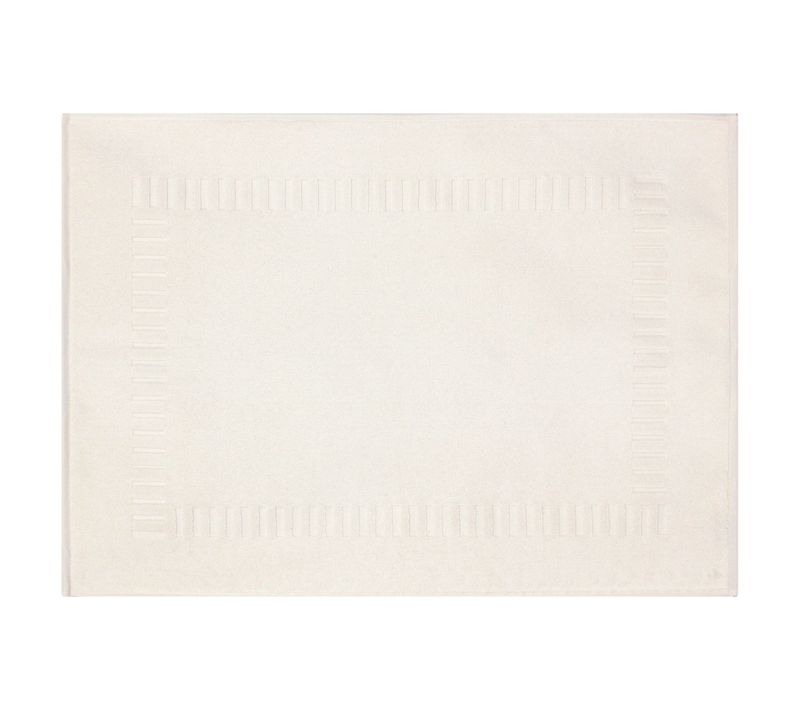 Tapis De Bain 50x70 Cm Pure Ivoire 700g/m2