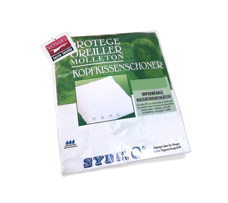 Housse De Protection D'oreiller Imperméable Antony 80x100 Cm Blanc