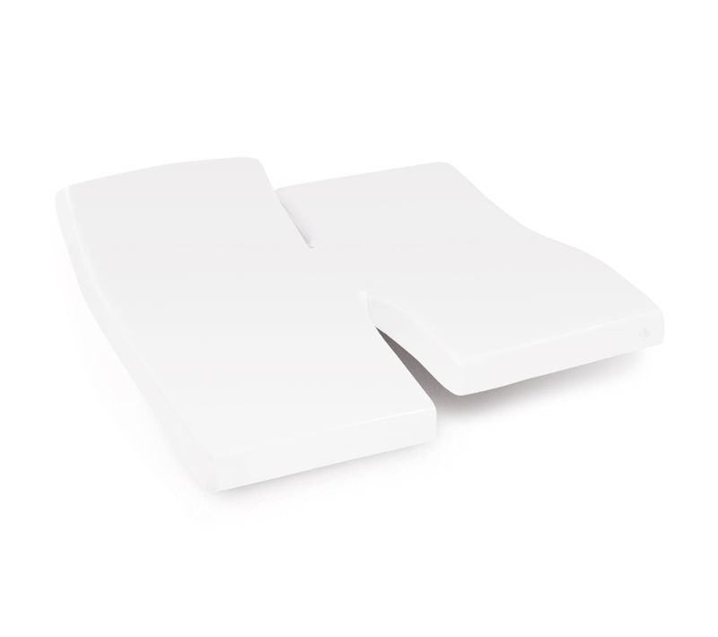 Protège Matelas Imperméable Arnon 2x90x190 Cm Lit Articulé Tpr Bonnet 23 Cm Molleton Coton Contreco