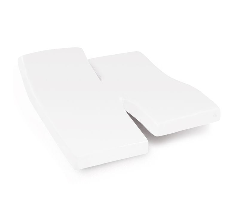 Protège Matelas Imperméable Arnon 2x70x200 Cm Lit Articulé Tpr Bonnet 30 Cm Molleton Coton Contreco