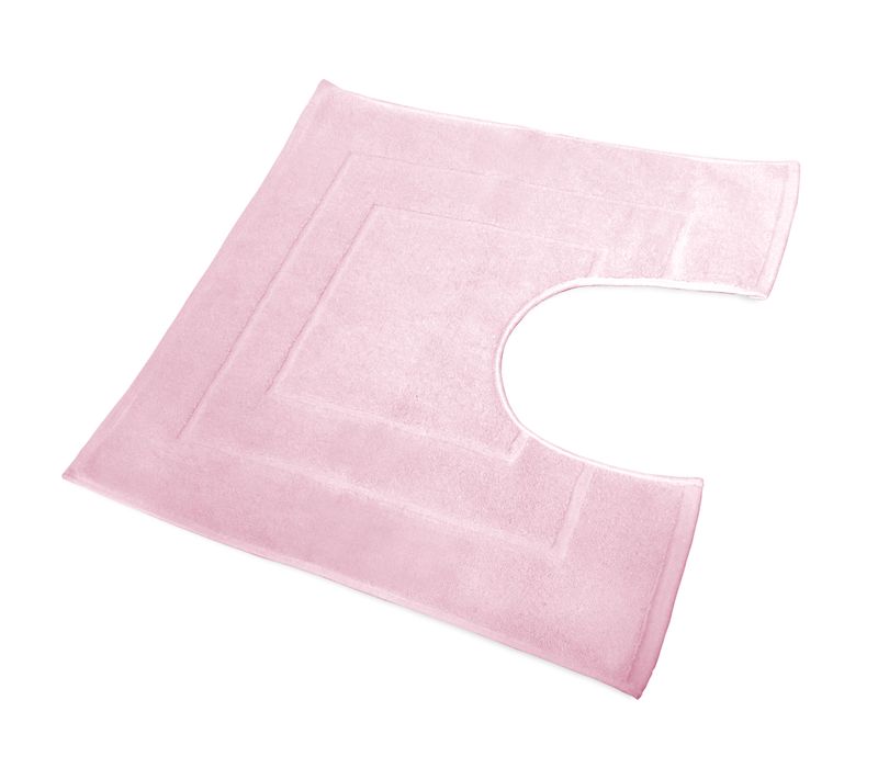Tapis De Bain Contour Wc Et Lavabo 60x60 Cm Flair Rose 1500g/m2