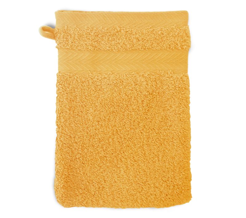 Gant De Toilette 16x21 Cm Royal Cresent Jaune Quartz 650g/m2