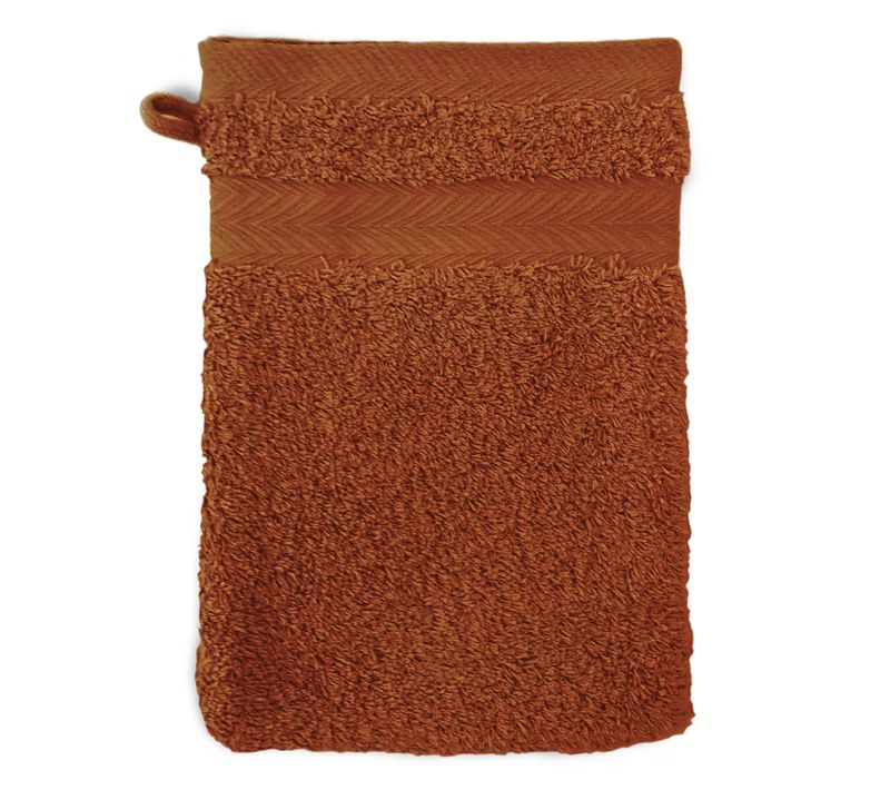 Gant De Toilette 16x21 Cm Royal Cresent Jaune Topaze 650g/m2