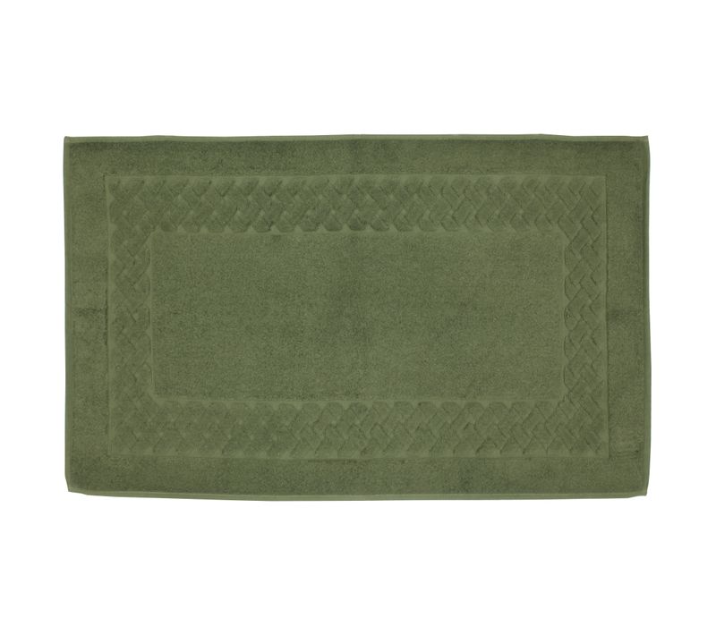 Tapis De Bain 50x80 Cm Royal Cresent Vert Bouteille 850g/m2