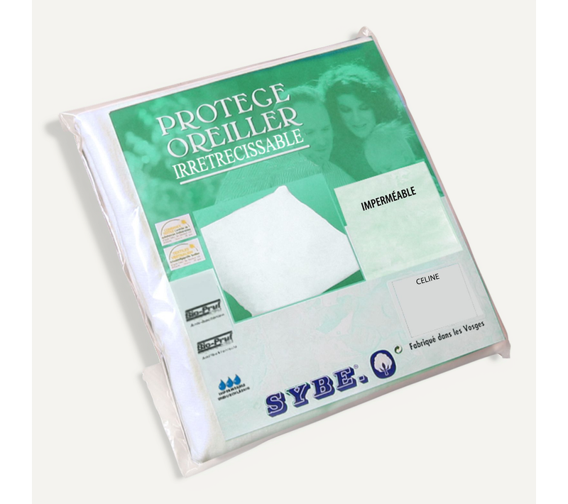 Housse De Protection D'oreiller Imperméable 60x60 Cm Celine Blanc