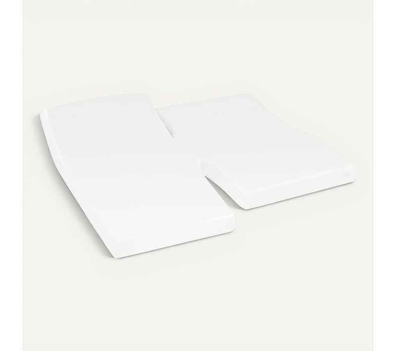 Protège Matelas Imperméable Arnon 2x100x220 Cm Lit Articulé Tpr Bonnet 23 Cm Molleton Coton Contrec