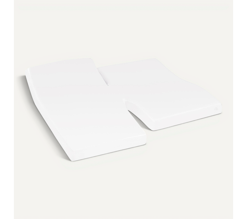 Protège Matelas Imperméable Arnon 2x100x220 Cm Lit Articulé Tpr Bonnet 30 Cm Molleton Coton Contrec