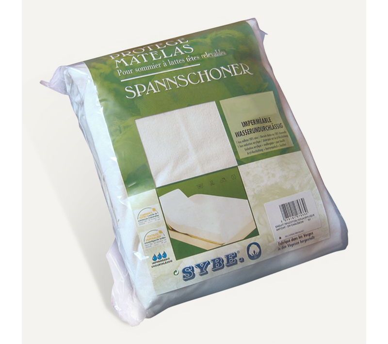 Protège Matelas Imperméable Antony 2x70x210 Cm Bonnet 30 Cm Coton Lit Articulé Tr