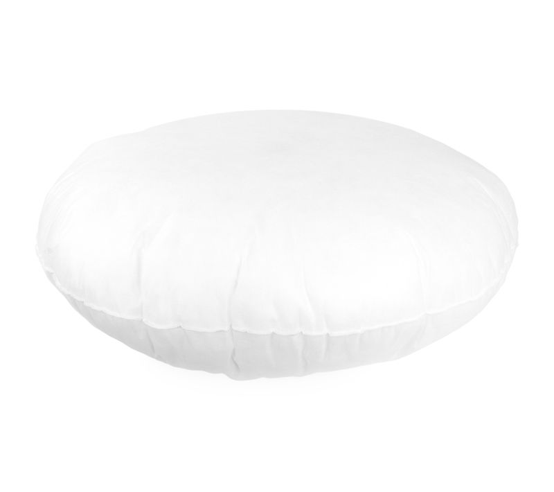 Coussin à Recouvrir Rond 70 Cm C Bullet Blanc Garnissage Polyester