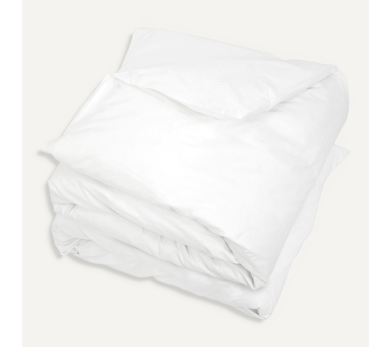 Housse De Couette Uni 300x300 Cm Coton Alto Blanc