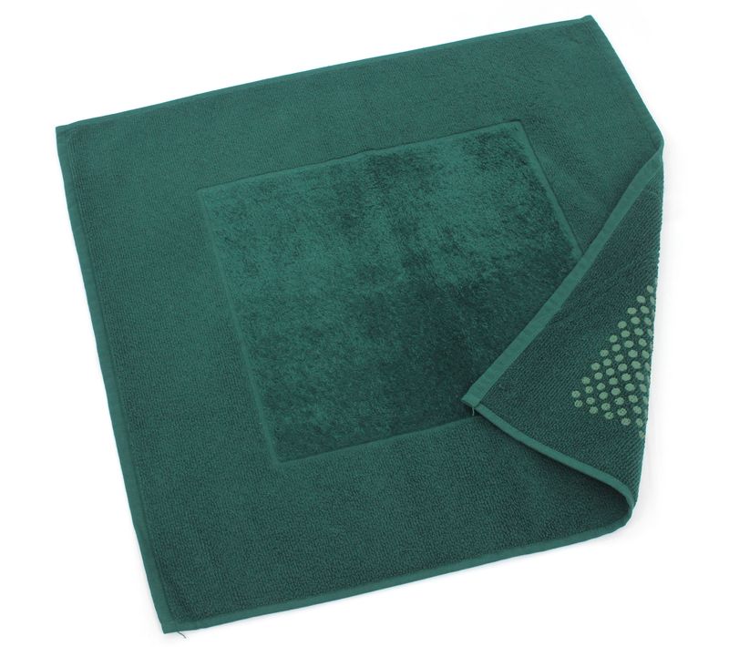 Tapis De Bain Antidérapant 60x60 Cm Velours Prestige Vert Kaki