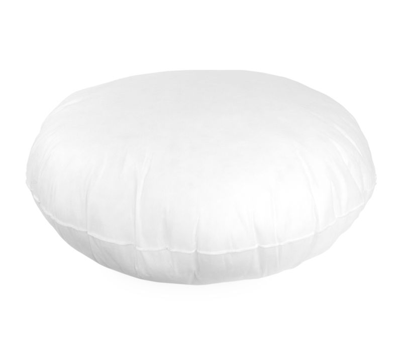 Coussin À Recouvrir Rond 80 Cm C Bullet Blanc Garnissage Polyester