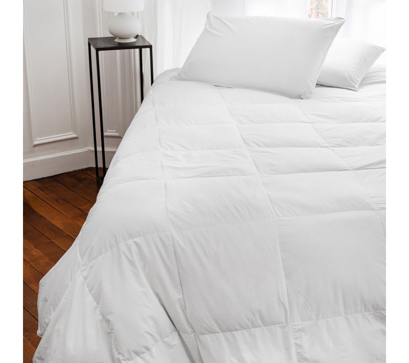Couette Tempérée 140x200 Cm Plumdor Garnissage Naturel Plumettes De Canard 300g/m2