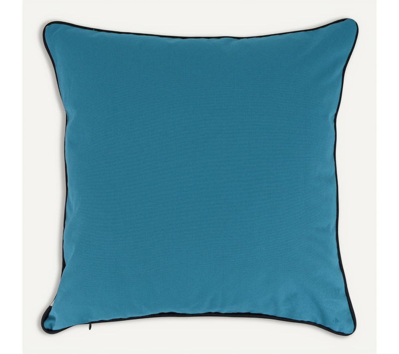 Housse De Coussin 50x50 Cm Montsegur Bleu Prusse