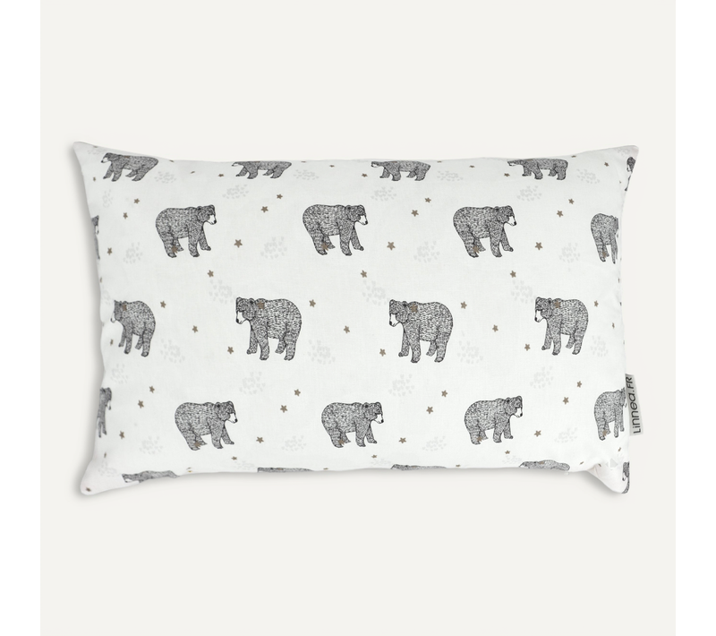 Housse De Coussin 30x50 Cm Baloo Blanc Naturel
