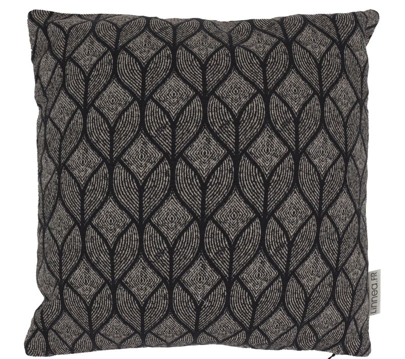 Housse De Coussin 40x40 Cm Noumea Gris Anthracite