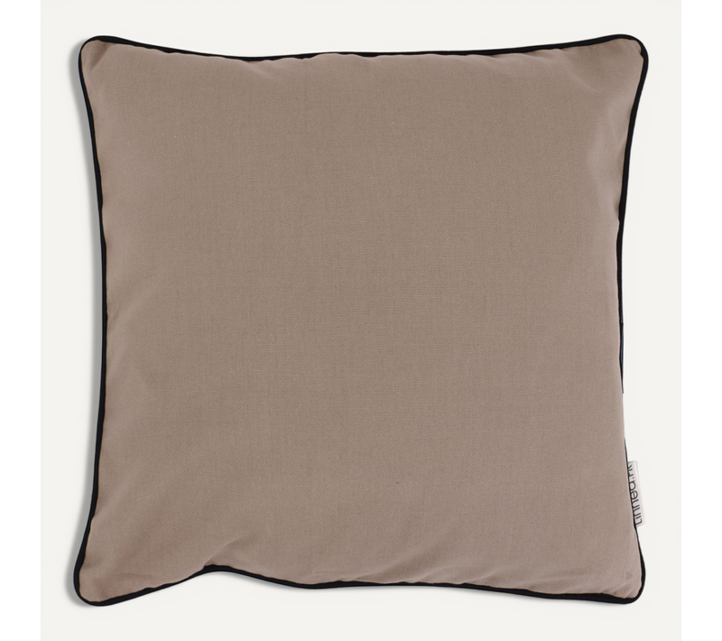 Housse De Coussin 55x55 Cm Montsegur Marron Tourterelle