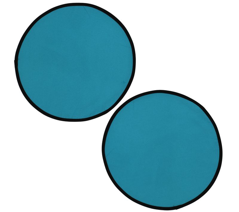 Lot De 2 Set De Table Rond 38 Cm Diabolo Bleu Canard Traitement Teflon
