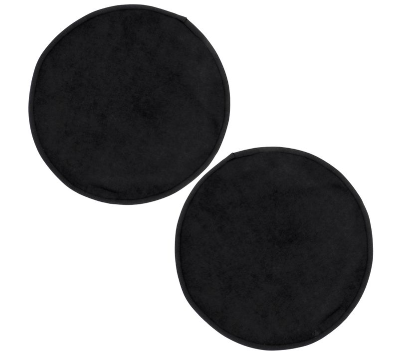 Lot De 2 Set De Table Rond 38 Cm Diabolo Noir Traitement Teflon