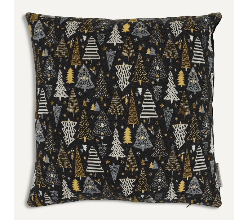 Housse De Coussin 40x40 Cm Celebration Gris Graphite