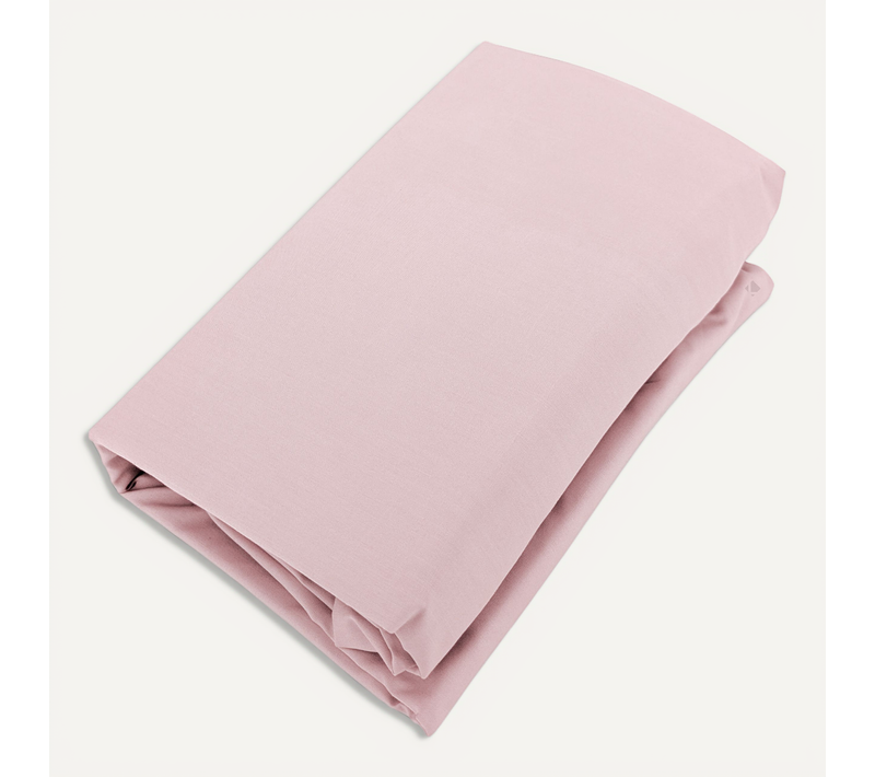 Drap Housse Uni 160x200 Cm Bonnet 35 Cm Percale De Coton Manoir Rose