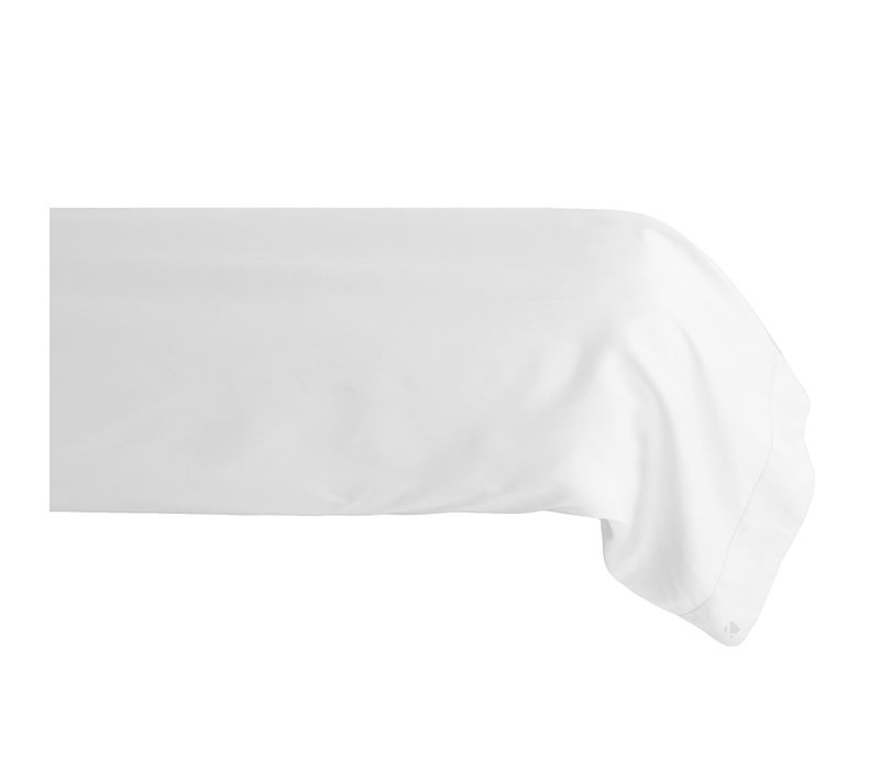 Taie De Traversin 43x190 Cm Percale De Coton Manoir Gris Perle