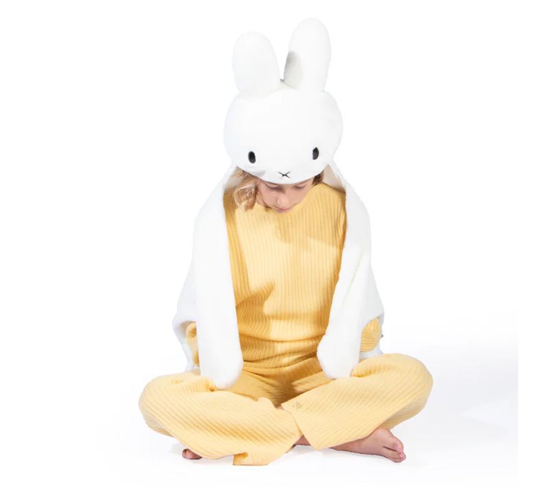 Déguisement En Peluche En Acrylique 100x110 Cm Lapin Miffy Blanc