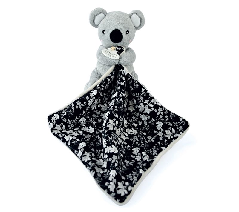 Doudou Pantin 12 Cm Polyester Boh'aime Koala Gris Multicolore