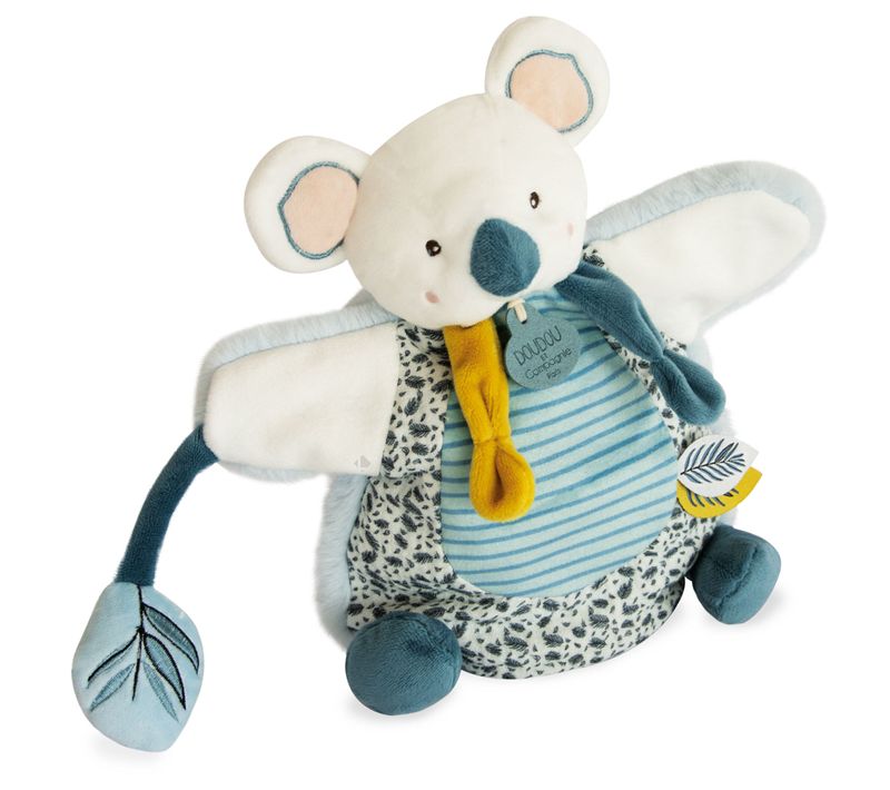 Doudou Marionnette À Main Koala 25 Cm Collection Yoca Le Koala Bleu