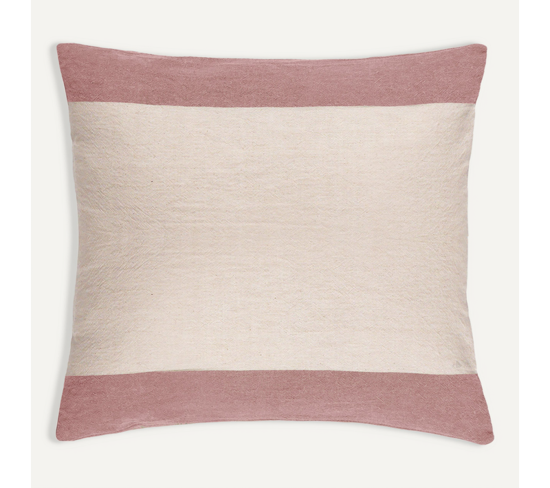 Housse De Coussin En Coton Fil Teint 45x45 Cm Cm Collection Janis Rose