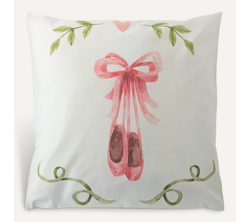 Taie D'oreiller 65x65 Cm En 100% Percale De Coton Giselle Rose
