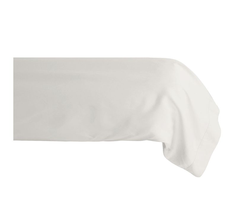 Taie De Traversin 43x190 Cm Satin Concerto Beige Craie