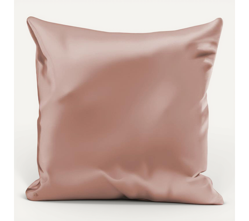 Taie D'oreiller Microfibre Réversible Satin 60x60 Cm Hosana Rose
