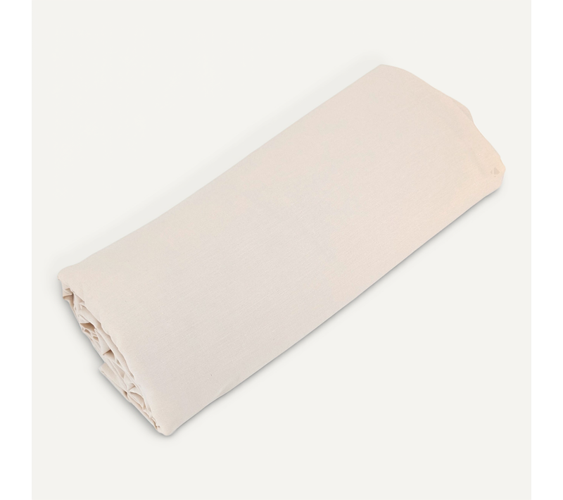 Drap Housse 180x200 Cm Bonnet 40 Cm Percale De Coton Passion Percale Beige