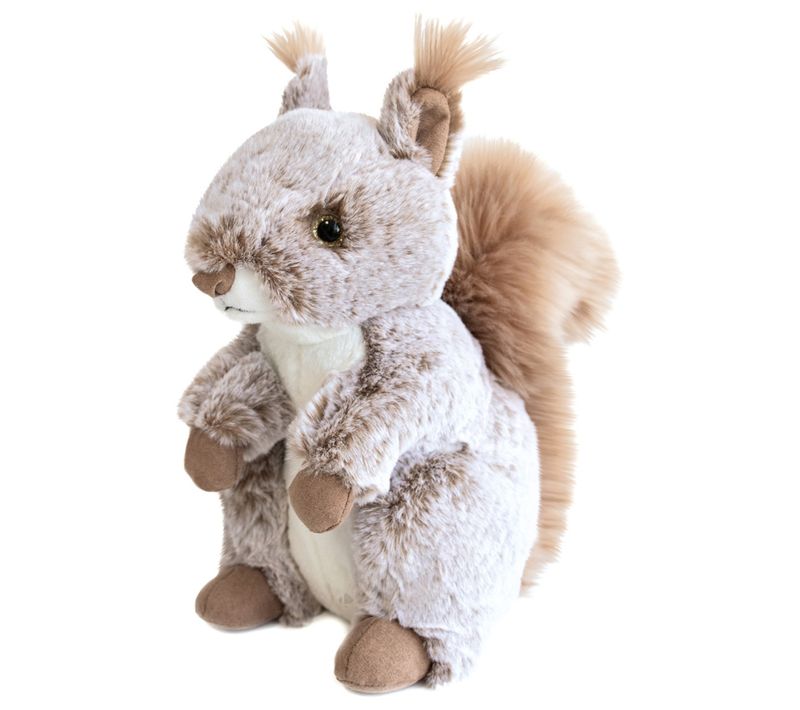 Peluche écureuil 25 Cm Polyester Collection Dans La Campagne Beige