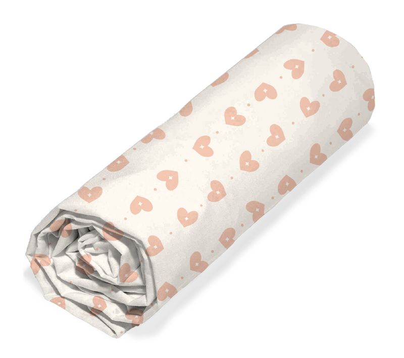 Drap Housse Enfant Imprimé 90x190 Cm Microfibre Feerique Blanc