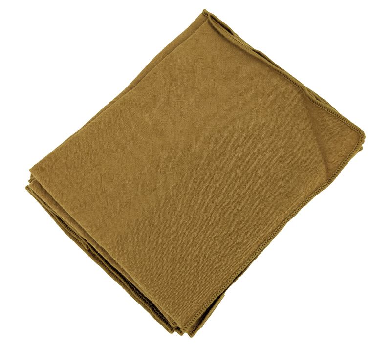 Lot De 6 Serviettes De Table Coton 42x42 Cm Hono Marron Foin