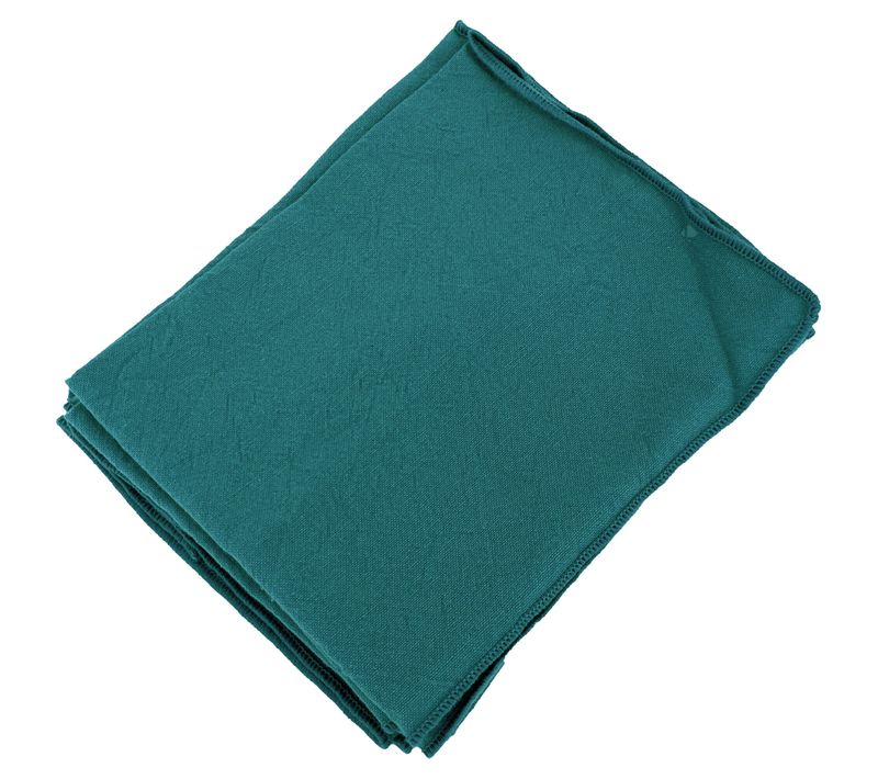 Lot De 6 Serviettes De Table Coton 42x42 Cm Hono Bleu Canard