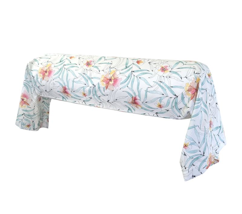 Taie De Traversin 200x43 Cm Percale De Coton Roxane Multicolore