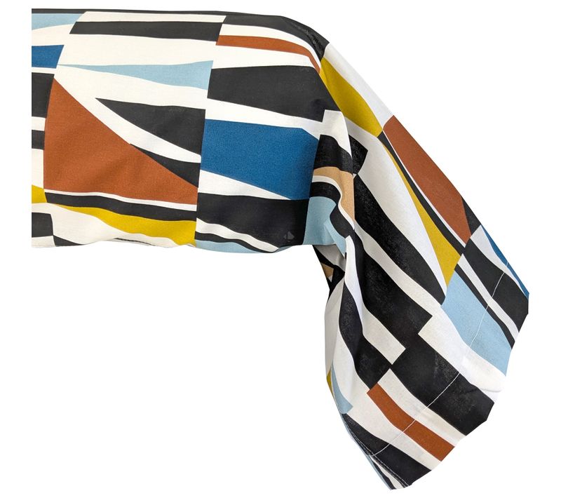 Taie De Traversin 200x43 Cm Pur Coton Pietro Multicolore