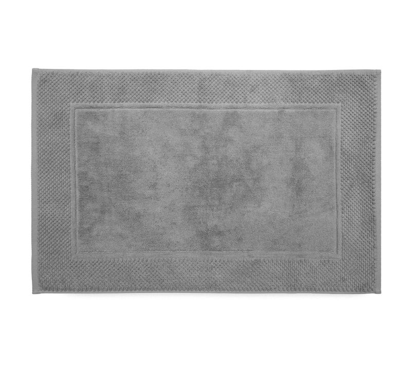 Tapis De Bain Coton 1000 G/m² 50x80 Cm Tethys Gris Brume
