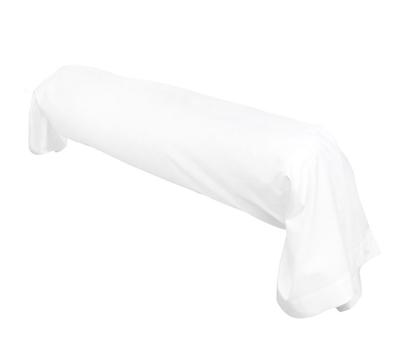 Taie De Traversin Uni 240x43 Cm Coton Alto Blanc